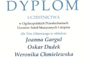 2013 - Dyplom za udział